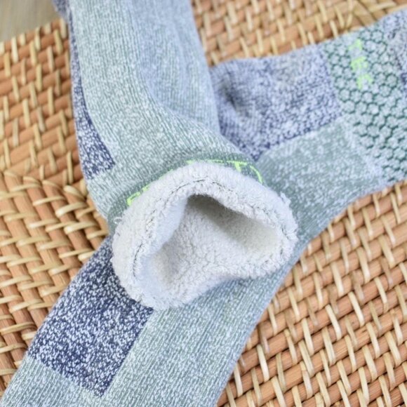 Unisex Bombas Ultra Heavyweight Ski/Snowboarder Terry Pile High Crew Calf Socks - Picture 6 of 7